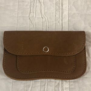 Keecie Leather Wallet   Size ~ 5-1/2”x 3-1/4”.       ~Cat chasing Bird